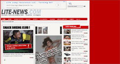 Desktop Screenshot of lite-news.com